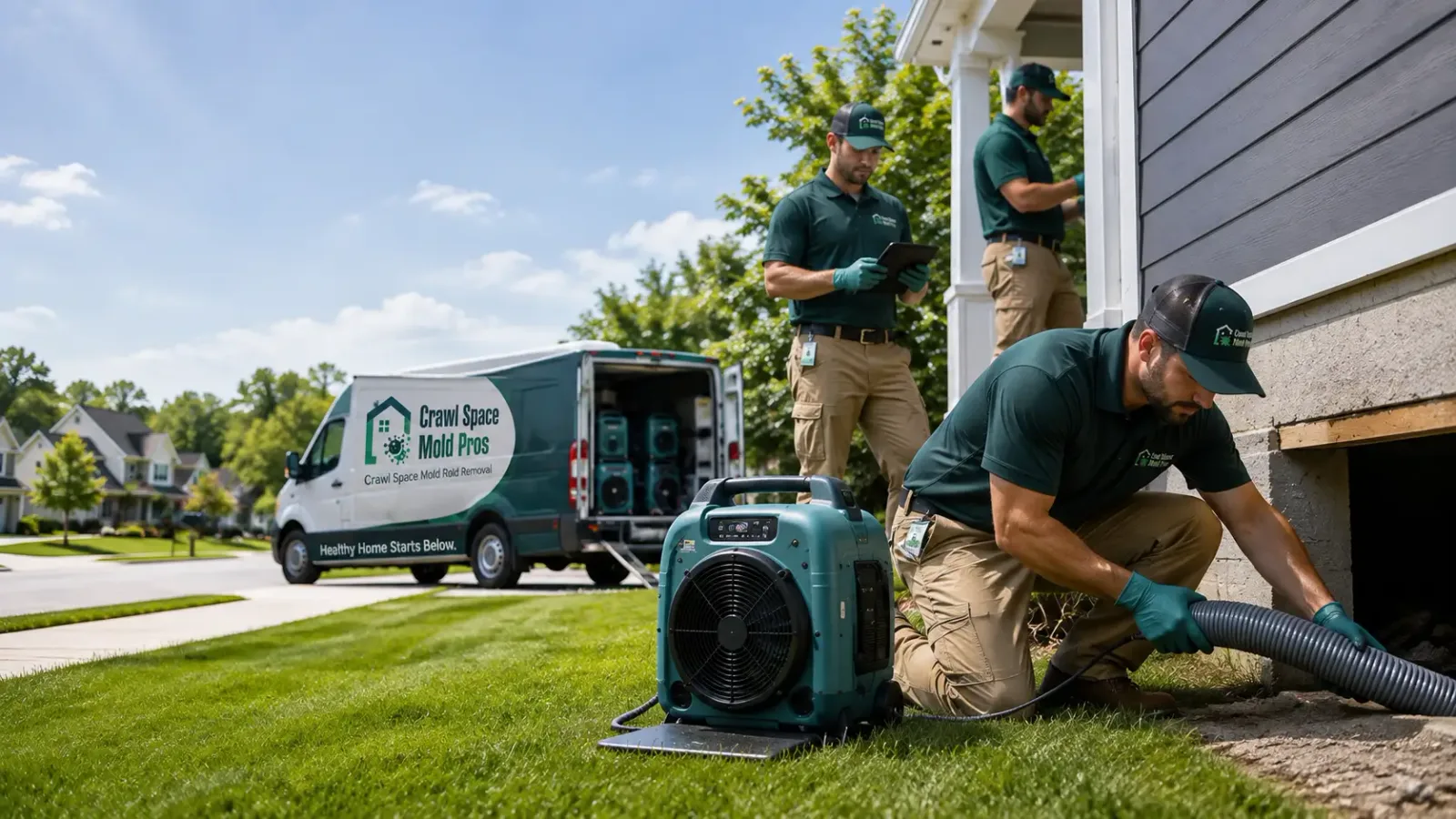 Crawl Space Mold Removal in Liscomb, IA